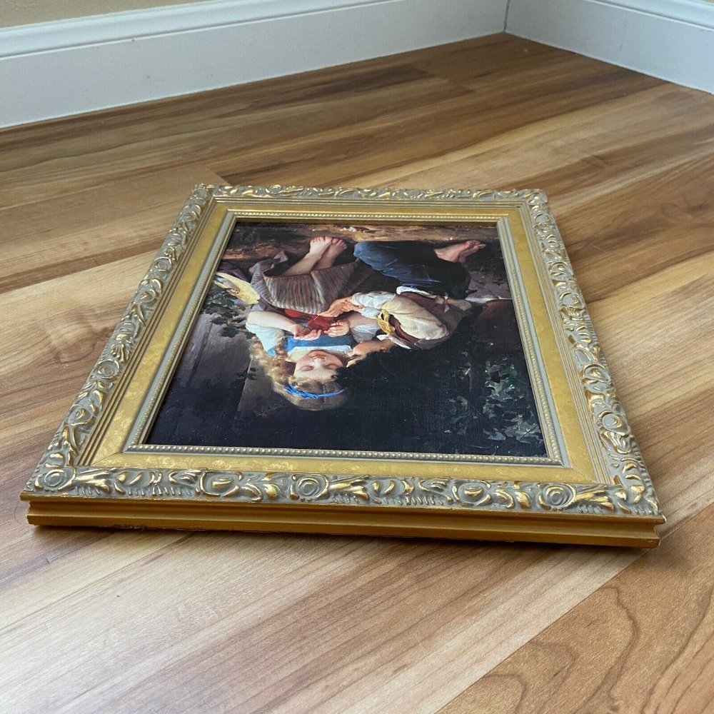 Cedar Creek Art Print Framed A Special Moment by Emile Minier 10.75'' x 12.75'' - Picture 8 of 8